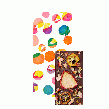 【季節のチョコレート】金柑と苺のダークチョコレート(ミニサイズ)